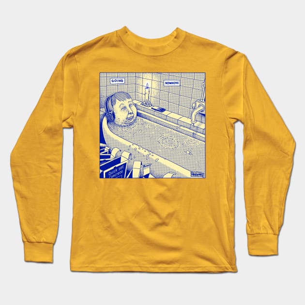 Going Nowhere Long Sleeve T-Shirt by tom af brockbrock